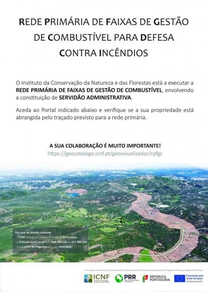 Faixas de gest&atilde;o de combust&iacute;vel para defesa contra inc&ecirc;ndios.