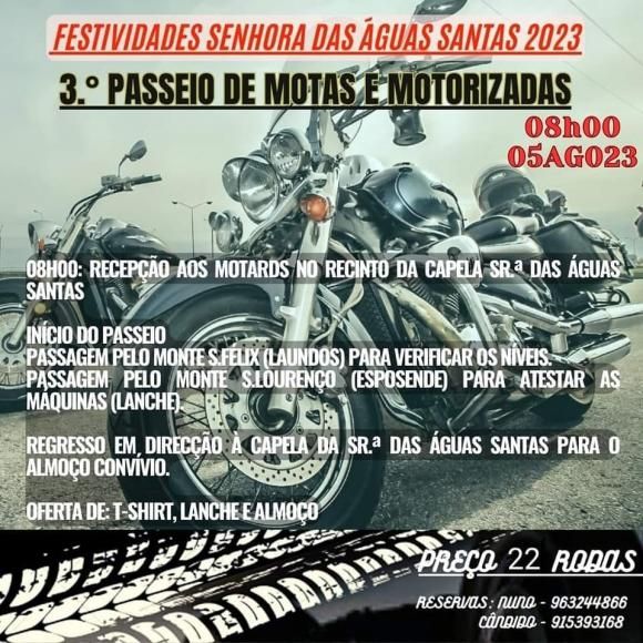 Atividade organizada pela Comiss&atilde;o de Festas em Honra de Nossa Senhora das &Aacute;guas Santas.