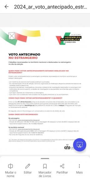 Voto antecipado 