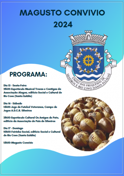  Dia da Freguesia e Magusto Conv&iacute;vio.