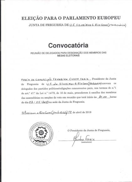 Elei&ccedil;&otilde;es para o Parlamento Europeu