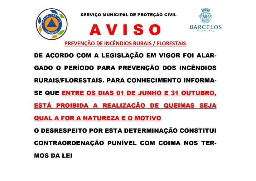 Preven&ccedil;&atilde;o de inc&ecirc;ndios Rurais/Florestais